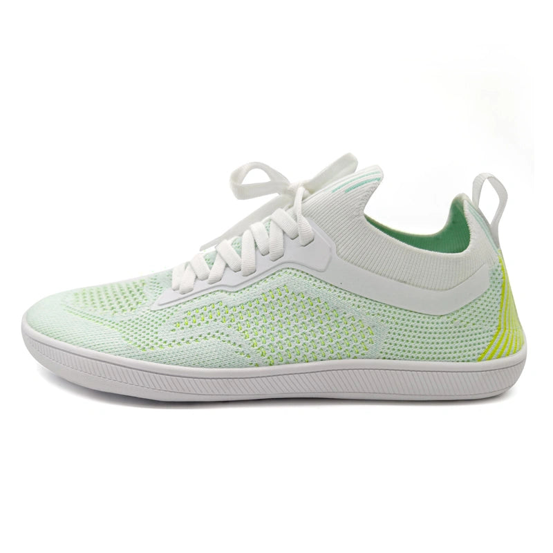 Baskets Pieds Nus Larges & Flexibles vert