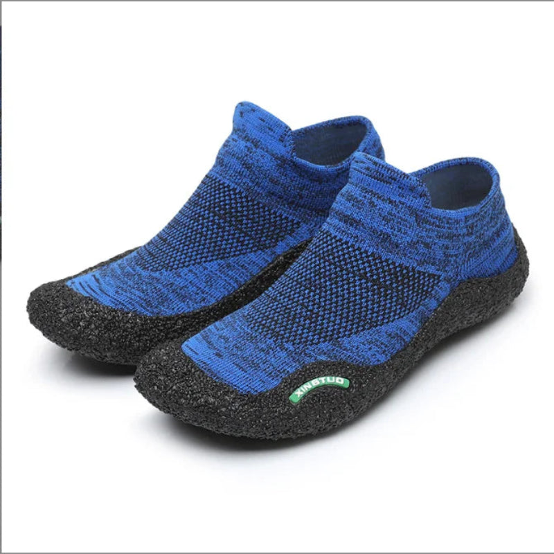 Baskets Pieds Nus Respirantes & Confortables - Unisexe bleu