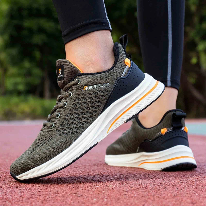 Baskets de Sport Confortables et Aerees - Pour Hommes vert1