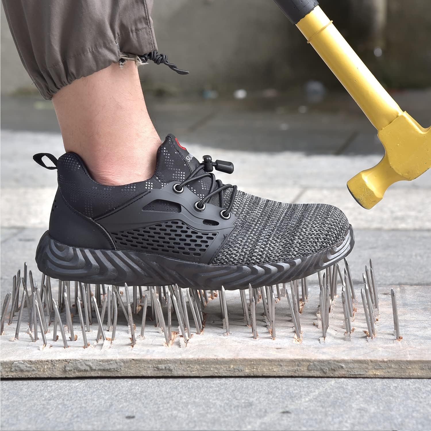 Baskets à Embout en Acier Indestructibles pour Hommes et Femmes 👟🛡️ – Sécurité et Confort Inégalés