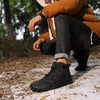 Bottes Montantes Hivernales Imperméables - Confort & Style Trekking-noir1