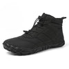 Bottes Montantes Hivernales Imperméables - Confort & Style Trekking-noir2
