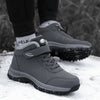 Bottes d'Hiver Chaudes & Impermeables gris1
