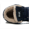 Bottes d'hiver avec fourrure chaude et semelle antidérapante-bleu3