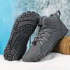 Bottes de Neige Pieds Nus - Confort, Chaleur et Style pour Hiver-gris2