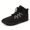 Bottes de Neige Pieds Nus - Confort, Chaleur et Style pour Hiver-noir3