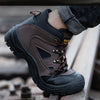 Bottes de Sécurité Légères pour Hommes - Protection Embout en Acier-marron3