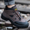 Bottes de Sécurité Légères pour Hommes - Protection Embout en Acier-marron4