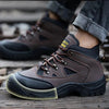Bottes de Sécurité Légères pour Hommes - Protection Embout en Acier-marron5