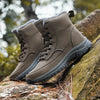 Bottes d'hiver Hautes Imperméables avec Fourrure pour femmes et hommes kaki