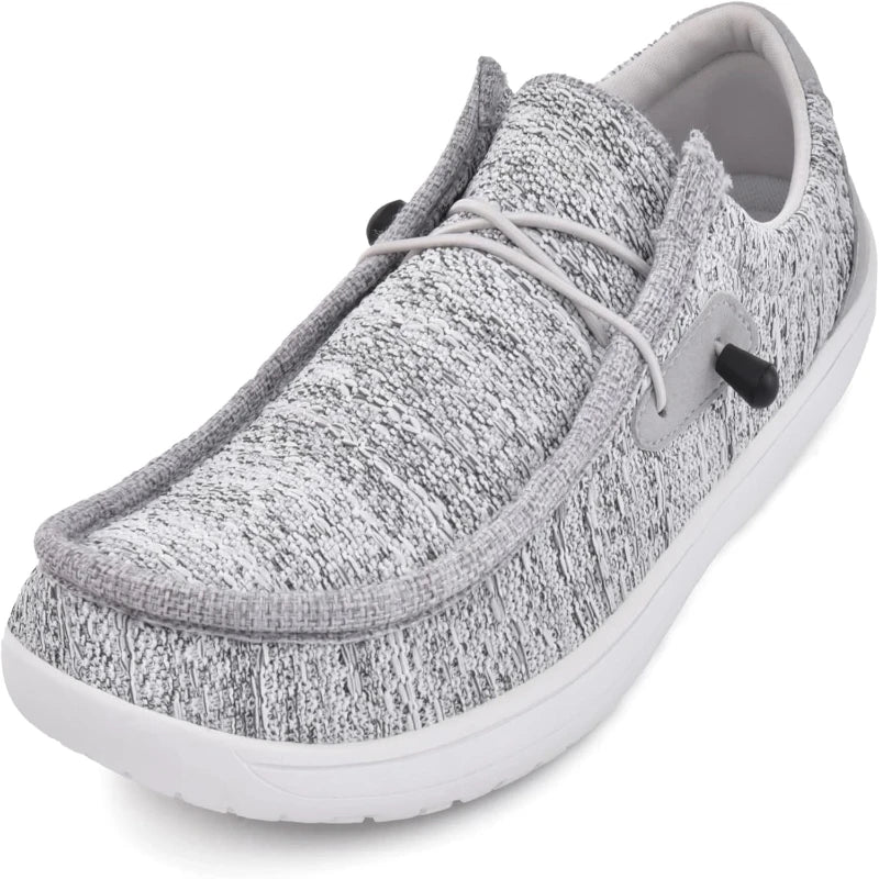 Chaussures Pieds Nus pour Hommes Minimalistes Bout Large & Zéro Drop-gris2