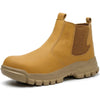 Chaussures de Soudage Anti-Étincelle – Sécurité Montante Imperméable-jaune4