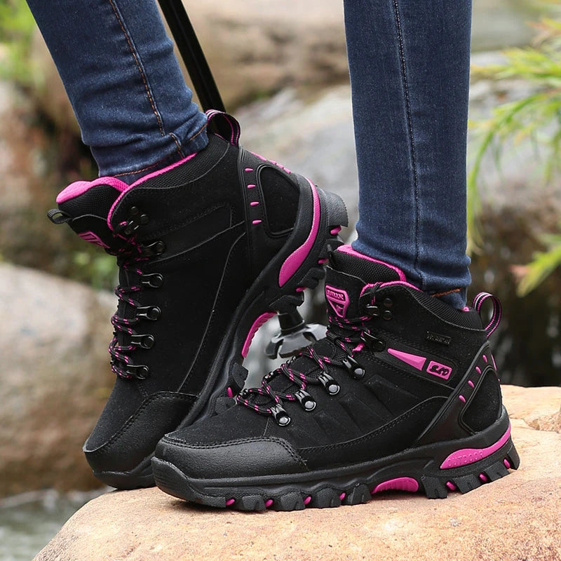 Non-slip hiking and climbing boots