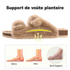 Chaussons Sandales Fourrure Boston - Confort Absolu pour Vos Pieds