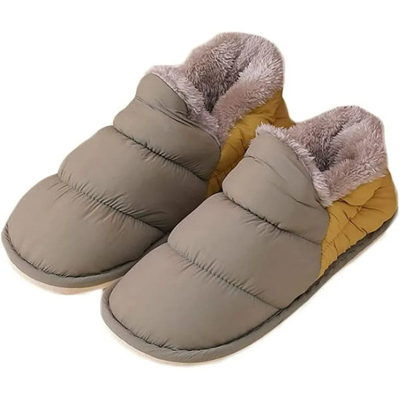 Pantoufles d'hiver en peluche