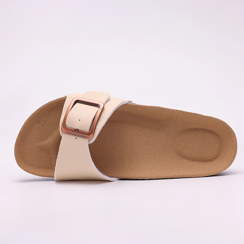 SINGLE BUCKLE SANDALS