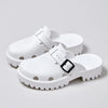 Sabots Confortables et Flexibles avec Boucle - Unisexe blanc