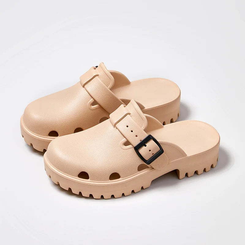 Sabots Confortables et Flexibles avec Boucle - Unisexe kaki