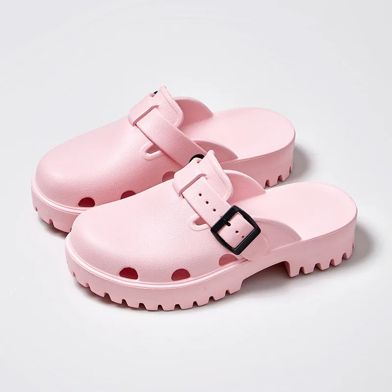 Sabots Confortables et Flexibles avec Boucle - Unisexe rose