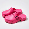 Sabots Confortables et Flexibles avec Boucle - Unisexe rouge