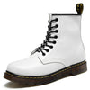 Dr Martens Bottes classiques haute qualité de style britannique blanc