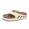Tongs Confortables a Plateforme marron