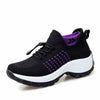 baskets confortables-design-moderne-et-anti-douleur-pour-femme noir violet