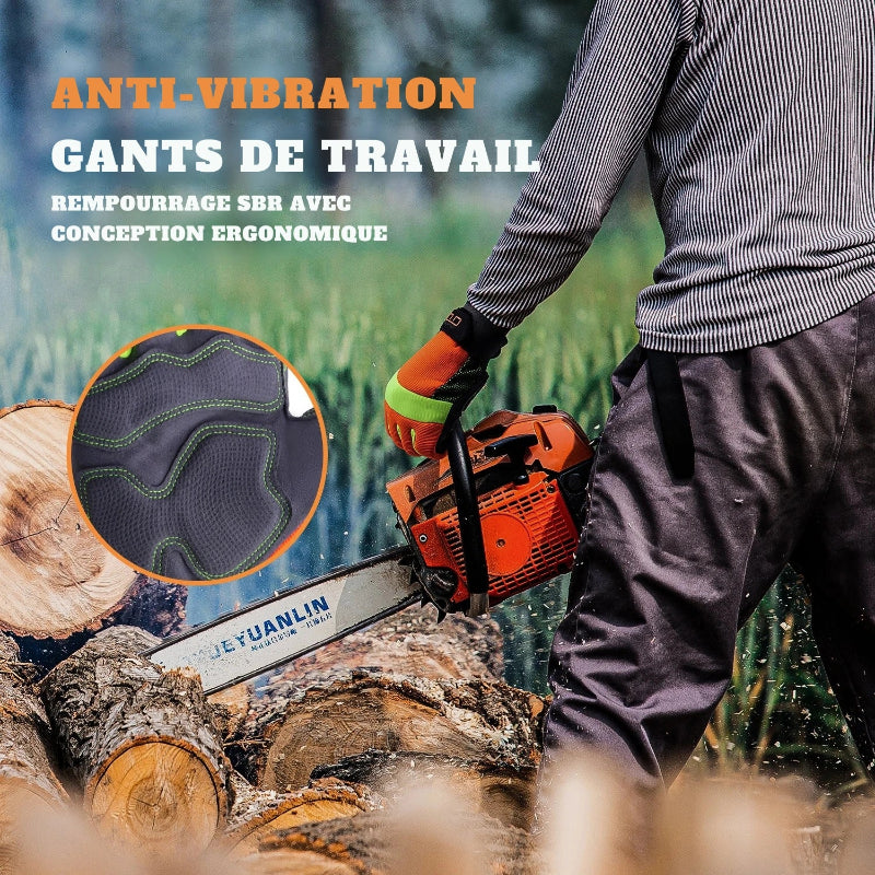 gants de Travail Anti-Vibration & ecran Tactile Compatible - Unisexe3