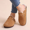 pantoufles Fourrees de Sabots Boston unisexe marron5